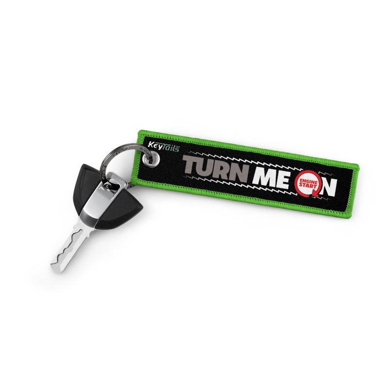 KEYTAILS Keychains, Premium Quality Key Tag for Motorcycle, Scooter, ATV, UTV [Turn Me On, Ride Me] - Image 3